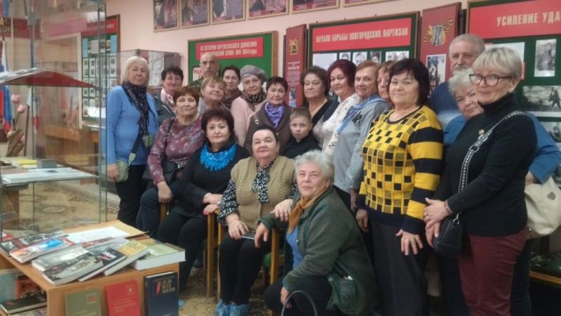 Группа Солецких ветеранов посетила Музей истории партизанского движения (05.04.2024)
